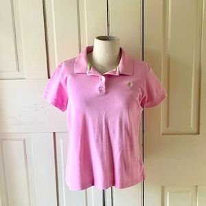 Lilly Pulitzer Pink Polo Top